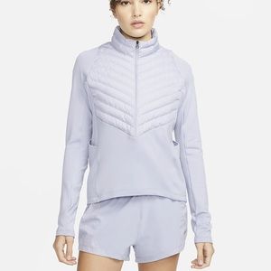 NWT Nike Thermafit Lavender Running Pullover size L